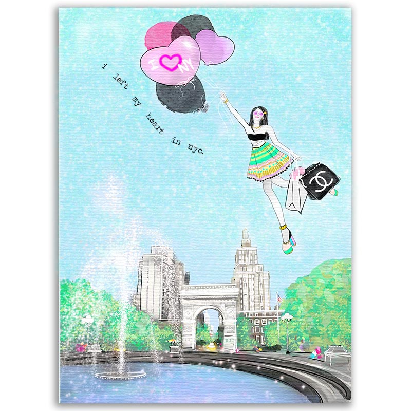 I Left My Heart In Nyc (Washington Square Park Design)